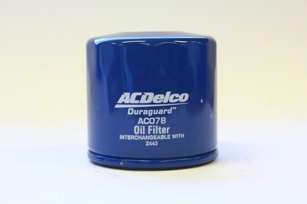 AC Delco AC078 Oil Filter AC078