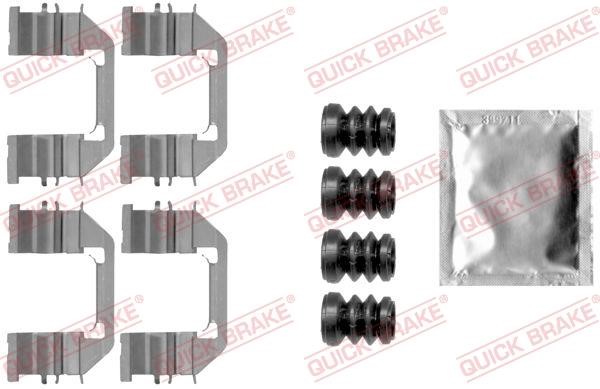 Quick brake 109-1888 Mounting kit brake pads 1091888