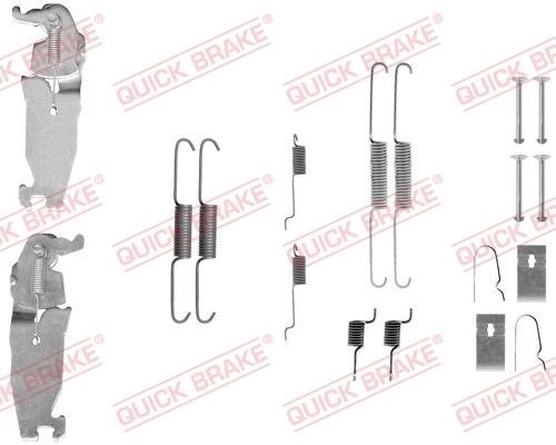 Quick brake 105-0811S Mounting kit brake pads 1050811S