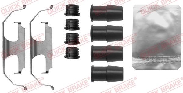 Quick brake 109-1889 Mounting kit brake pads 1091889