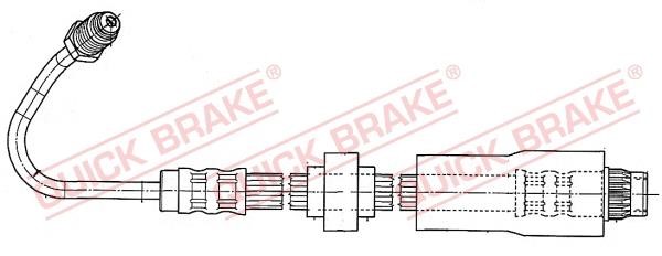 Quick brake 37.930 Brake Hose 37930