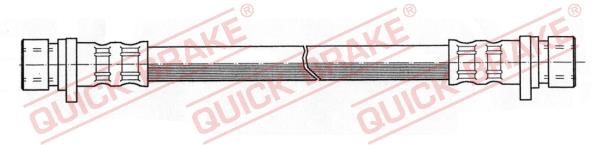 Flexible brake hose Honda Logo: 27055 Quick brake Brake Hose