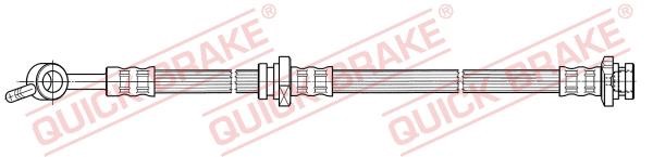 Flexible brake pipe Nissan Note: 50806 Quick brake Brake Hose