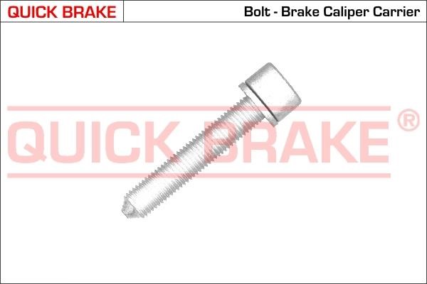 Quick brake 11612 Bolt, brake caliper 11612