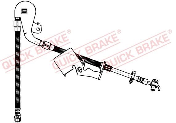 Quick brake 58.804X Brake Hose 58804X