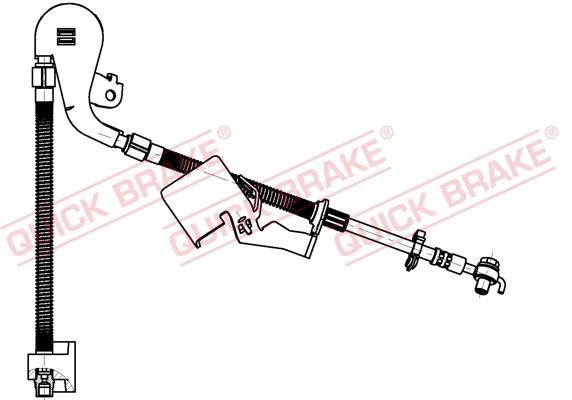 Quick brake 50.704X Brake Hose 50704X