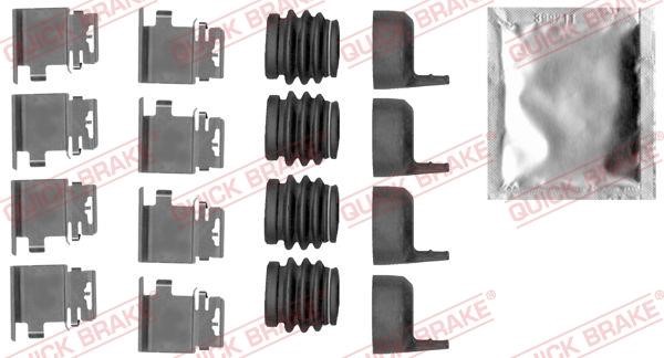 Quick brake 109-1890 Mounting kit brake pads 1091890