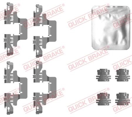 Quick brake 109-0128 Mounting kit brake pads 1090128