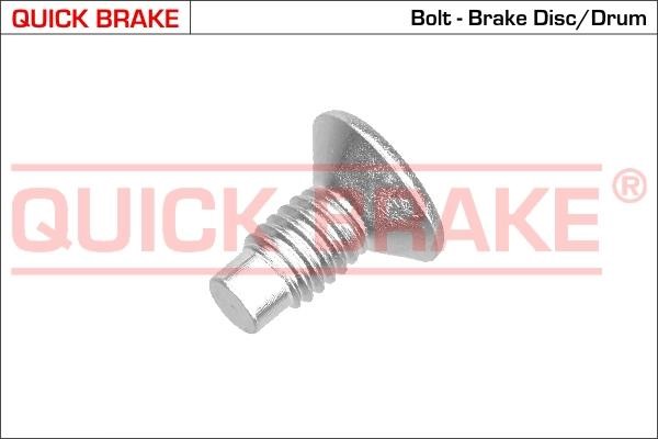 11663 Quick brake Bolt, brake disc