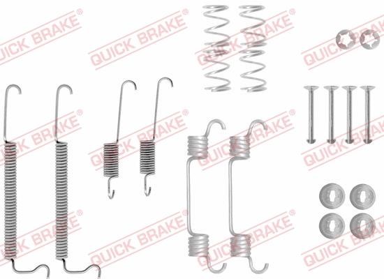 Quick brake 105-0043 Mounting kit brake pads 1050043