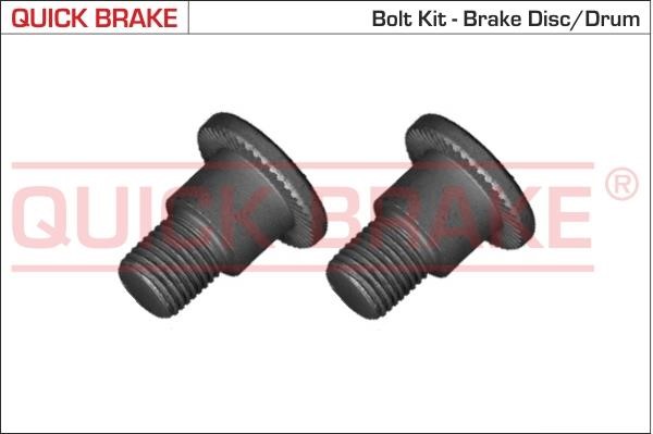 Quick brake 11679K Bolt, brake disc 11679K