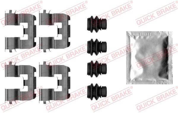 Quick brake 109-0039 Mounting kit brake pads 1090039