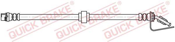 Quick brake 32.124 Brake Hose 32124 32124 Quick brake Brake Hose