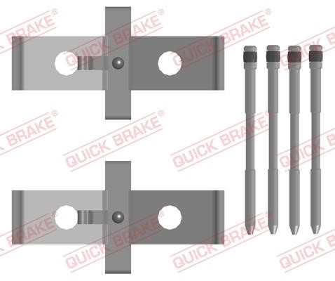 Quick brake 109-0136 Mounting kit brake pads 1090136