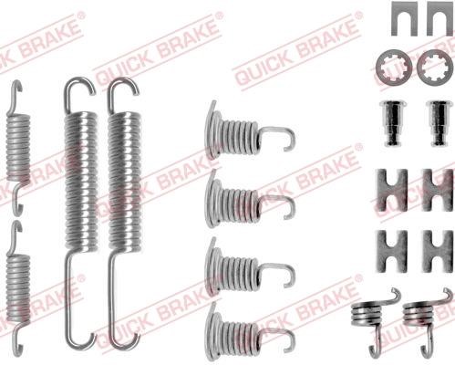 Quick brake 105-0702R Mounting kit brake pads 1050702R