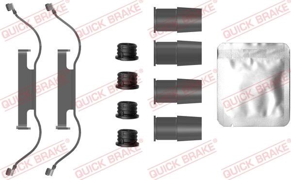 Quick brake 109-0088 Mounting kit brake pads 1090088