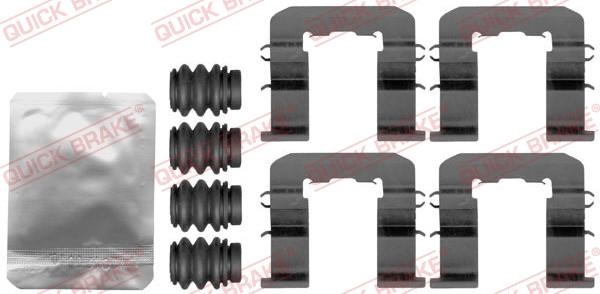 Quick brake 109-1893 Mounting kit brake pads 1091893