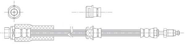 Technik'a 43398 Brake Hose 43398