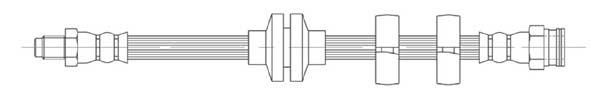 Technik'a 38030B Brake Hose 38030B