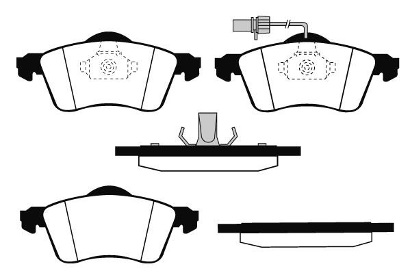 Technik'a 01397 Brake Pad Set, disc brake 01397