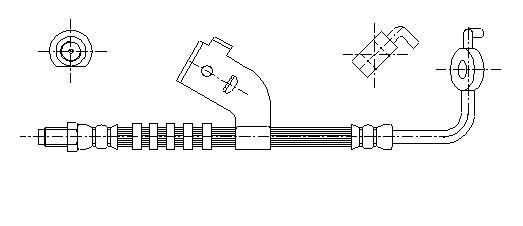 Technik'a 43242 Brake Hose 43242