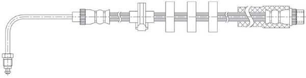 Technik'a 43539 Brake Hose 43539