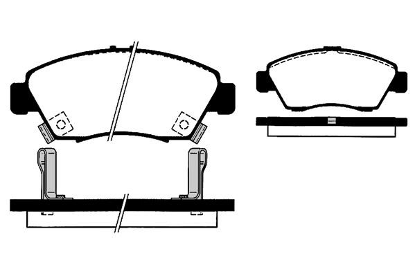 Technik'a 01296 Brake Pad Set, disc brake 01296
