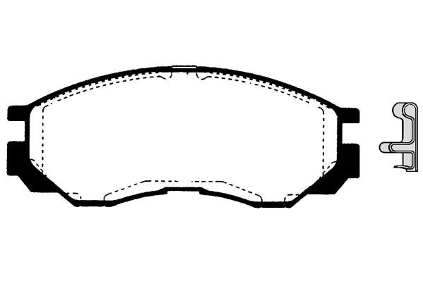 Technik'a 01218 Brake Pad Set, disc brake 01218