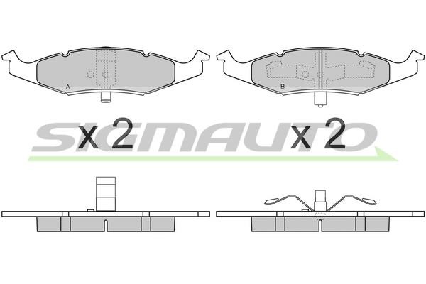 Sigmauto SPB215 Brake Pad Set, disc brake SPB215