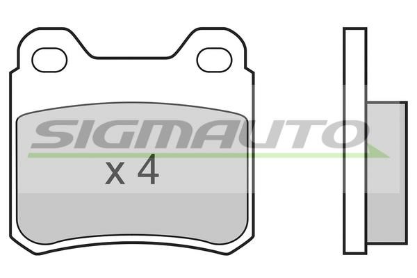 Sigmauto SPA507 Brake Pad Set, disc brake SPA507