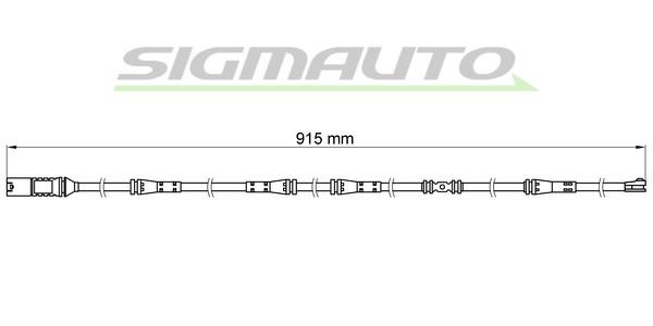 Sigmauto WI0685 Warning contact, brake pad wear WI0685