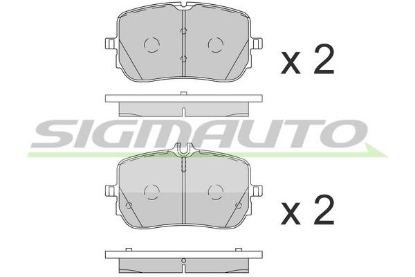 Sigmauto SPB865 Brake Pad Set, disc brake SPB865