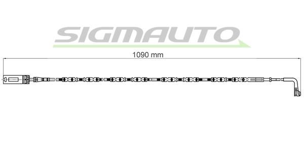Sigmauto WI0934 Warning contact, brake pad wear WI0934