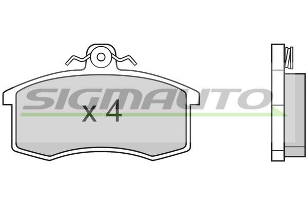 Sigmauto SPA333 Brake Pad Set, disc brake SPA333