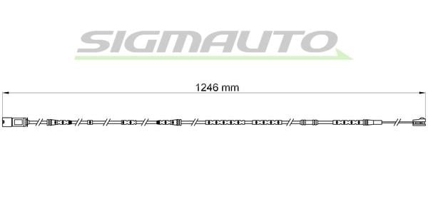 Sigmauto WI0697 Warning contact, brake pad wear WI0697