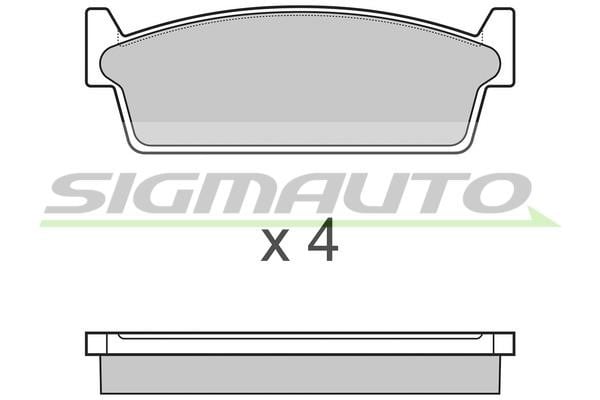 Sigmauto SPA440 Brake Pad Set, disc brake SPA440