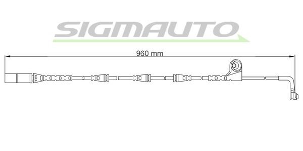 Sigmauto WI0640 Warning contact, brake pad wear WI0640