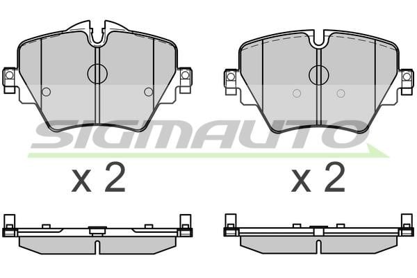 Sigmauto SPB643 Brake Pad Set, disc brake SPB643