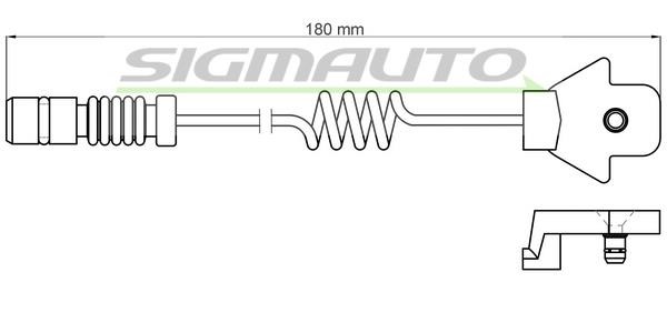 Sigmauto WI0507 Warning contact, brake pad wear WI0507