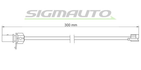Sigmauto WI0935 Warning contact, brake pad wear WI0935