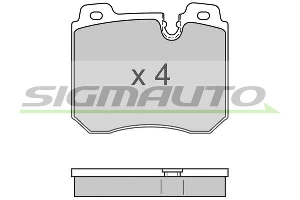 Sigmauto SPA659 Brake Pad Set, disc brake SPA659