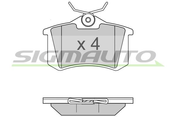Sigmauto SPA806 Brake Pad Set, disc brake SPA806
