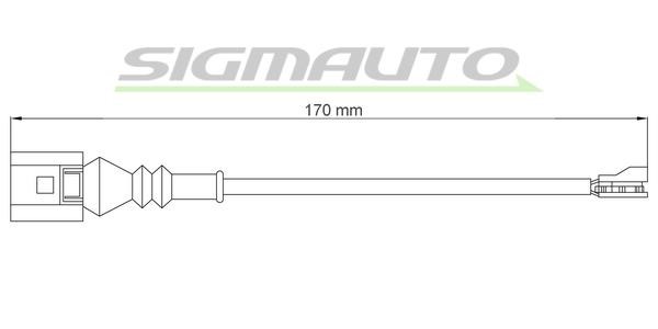 Sigmauto WI0771 Warning contact, brake pad wear WI0771