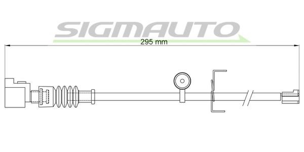 Sigmauto WI0907 Warning contact, brake pad wear WI0907