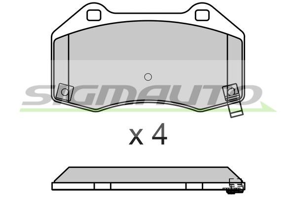 Sigmauto SPB675 Brake Pad Set, disc brake SPB675