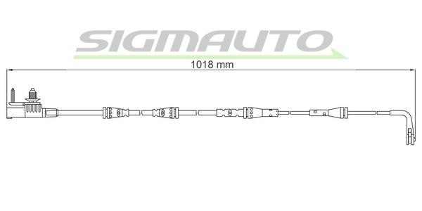 Sigmauto WI0957 Warning contact, brake pad wear WI0957