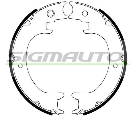 Sigmauto SFA894 Parking brake shoes SFA894