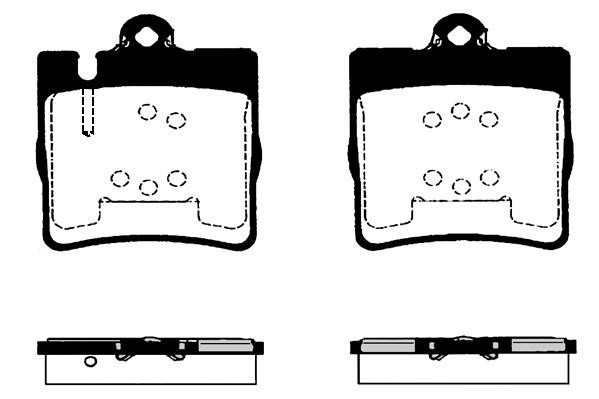 Technik'a 02142 Brake Pad Set, disc brake 02142