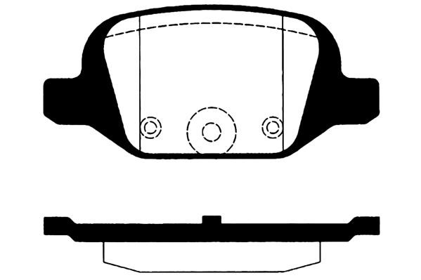 Technik'a 02102 Brake Pad Set, disc brake 02102