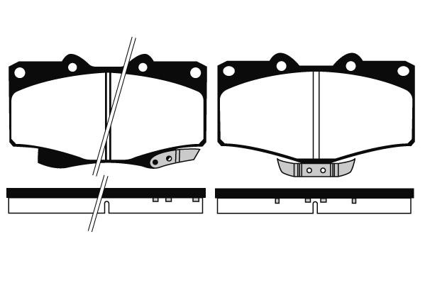 Technik'a 01147 Brake Pad Set, disc brake 01147